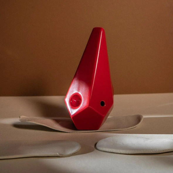 BRNT Prism Red Ceramic Pipe BRNT Prism Red Ceramic Pipe