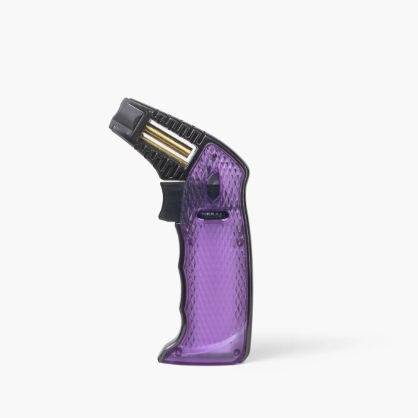 Special Blue Full Metal Torch w/ Matching Tin Carrying Case Purple Special Blue Full Metal Torch w/ Matching Tin Carrying Case Purple