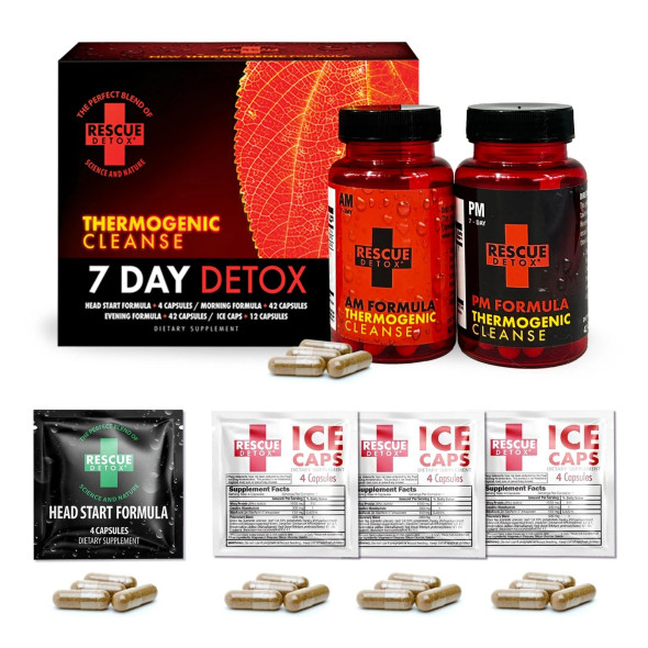 Rescue Detox 7 Day Thermogenic Cleanse Detox Kit