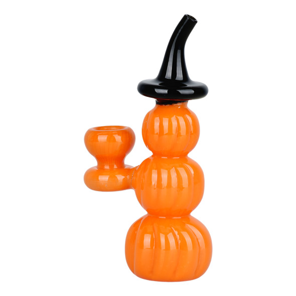 6" Halloween Glass Water Pipe / 14mm F 6" Halloween Glass Water Pipe / 14mm F