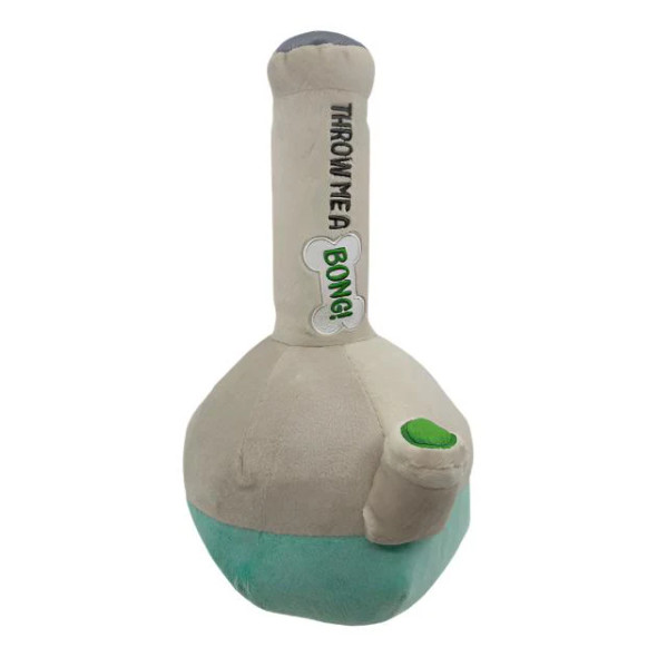Stoned Puppy Bong Squeaky Dog Toy - 10" Stoned Puppy Bong Squeaky Dog Toy - 10"