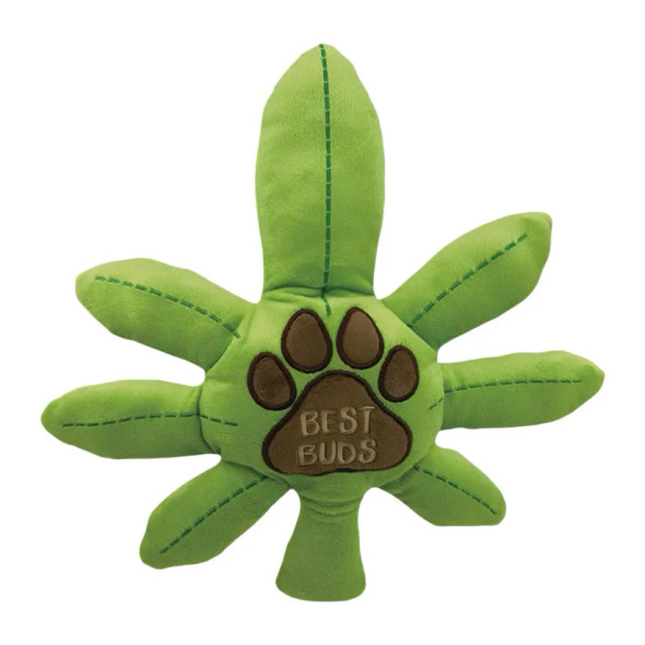 Stoned Puppy Best Buds Squeaky Dog Toy - 12" Stoned Puppy Best Buds Squeaky Dog Toy - 12"