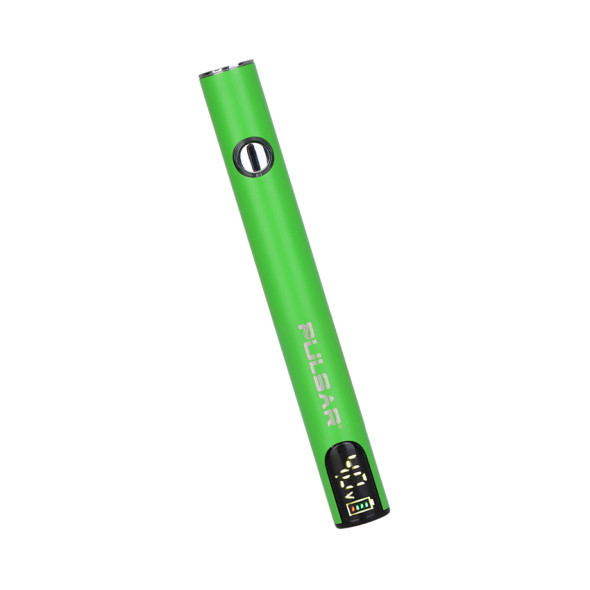 Pulsar Digital Display Slim VV Click Button 510 Battery w/ Preheat - 400mAh / Green