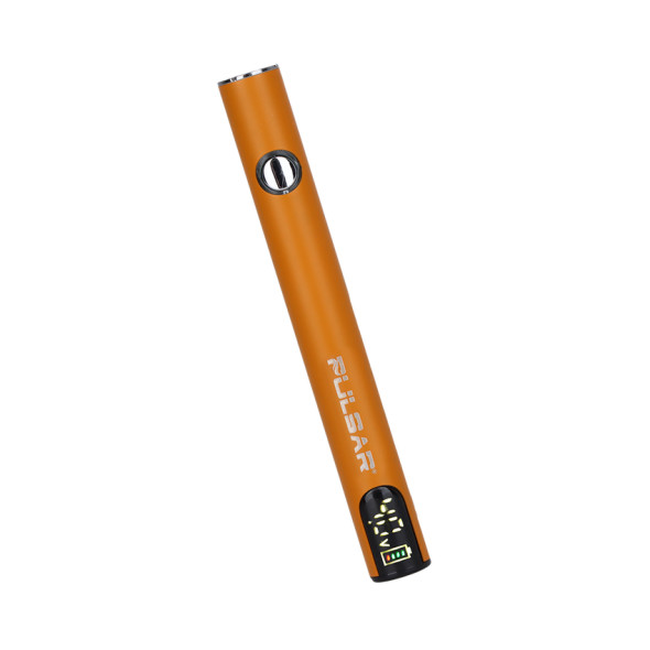 Pulsar Digital Display Slim VV Click Button 510 Battery w/ Preheat - 400mAh / Orange