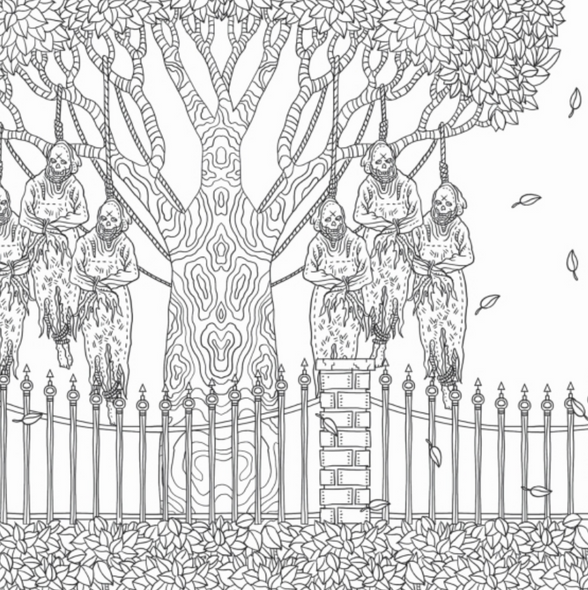 The Beauty of Horror: A GOREgeous Coloring Book by Alan Robert