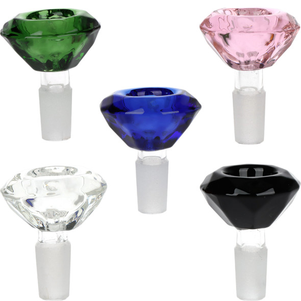 Diamond Herb Slides - 14mm Male  / Colors Vary