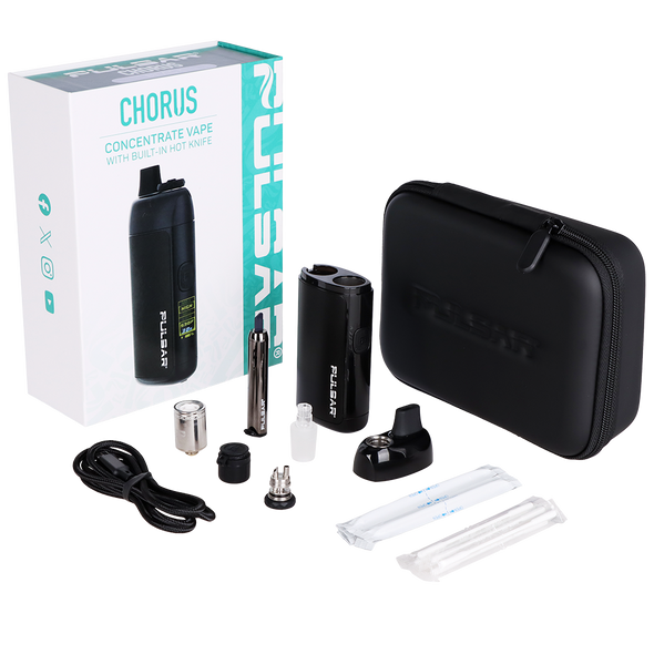 Pulsar Chorus Concentrate Vaporizer w Mini Hot Knife 2200mAh - Olive Green