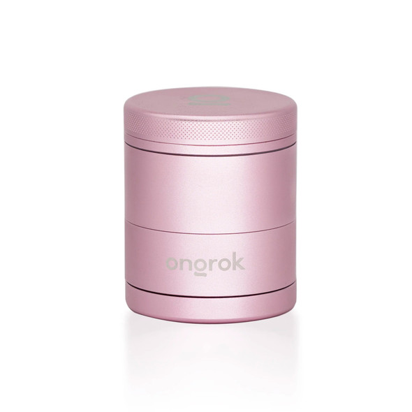 ONGROK 5 Piece Flower Tooth Storage Grinder Pink