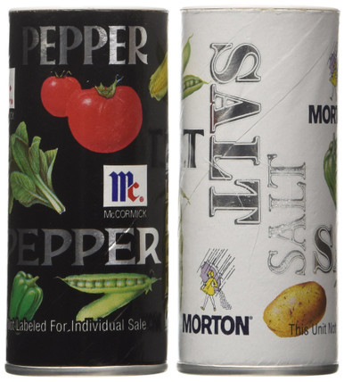 Morton Salt & Pepper Shaker Diversion Stash Safe