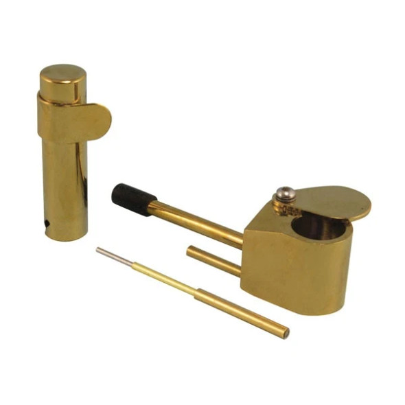 Brass Anodized Tobacco Pipe - 3.25"