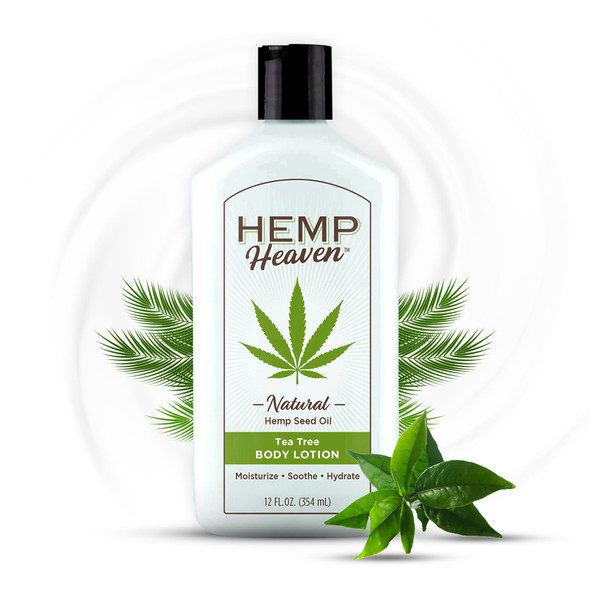 Hemp Heaven Body Lotion - 18oz Tea Tree