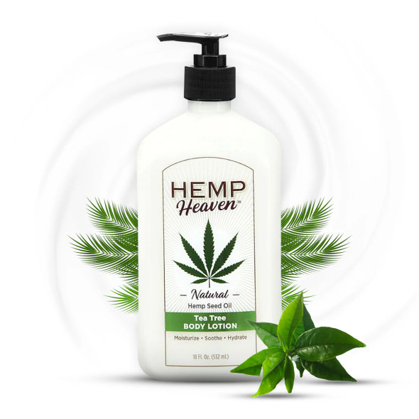Hemp Heaven Body Lotion - 18oz Tea Tree