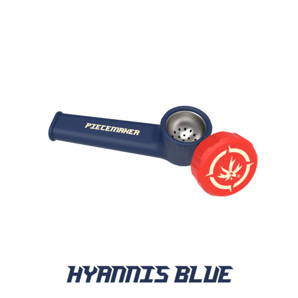 PieceMaker Karma Silicone Hand Pipe - 3.5" / Hyannis Blue
