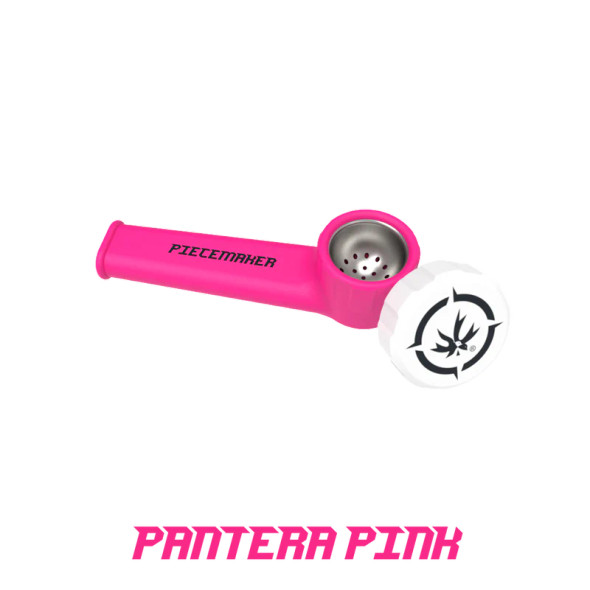 PieceMaker Karma Silicone Hand Pipe - 3.5" / Pantera Pink