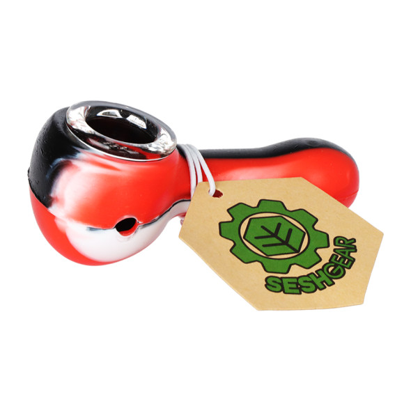 SeshGear Silicone Hand Pipe - 3" / Colors Vary