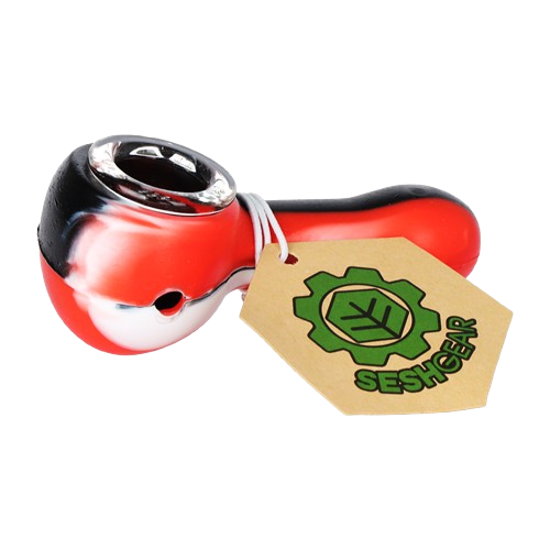 SeshGear Silicone Hand Pipe - 3" / Colors Vary