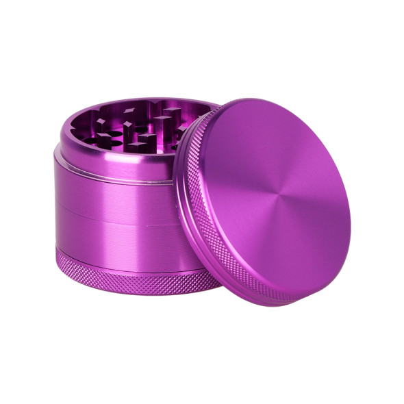Blank Metal Grinder - 4pc / 2.2" / Purple