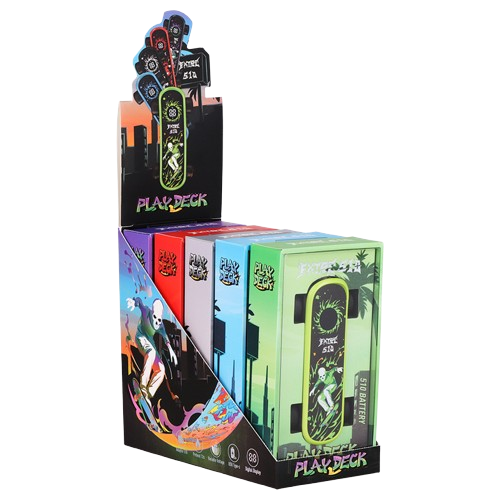 Extre Play Deck 510 Skateboard Battery - 500mAh / Assorted Colors/5ct Display