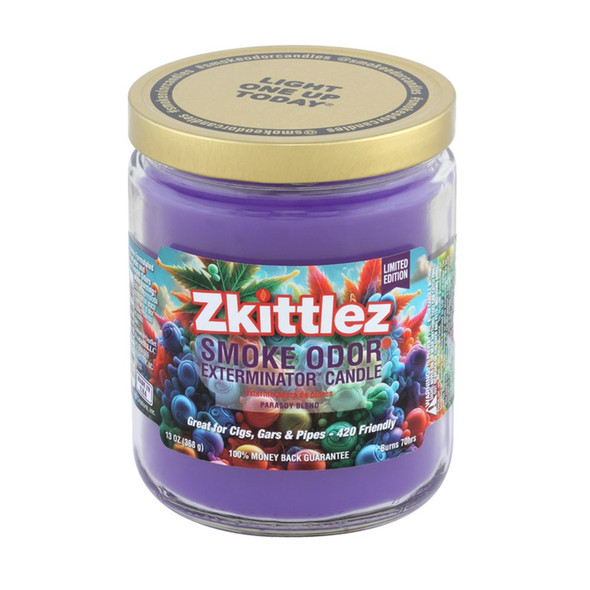 Smoke Odor Exterminator Candle - Zkittles / Ultimate 420 Series Ltd Ed / 13oz