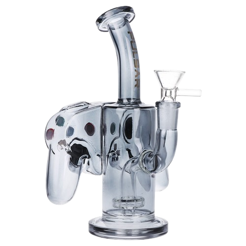 Pulsar Game Controller Glass Water Pipe - 7.5" / 14mm F