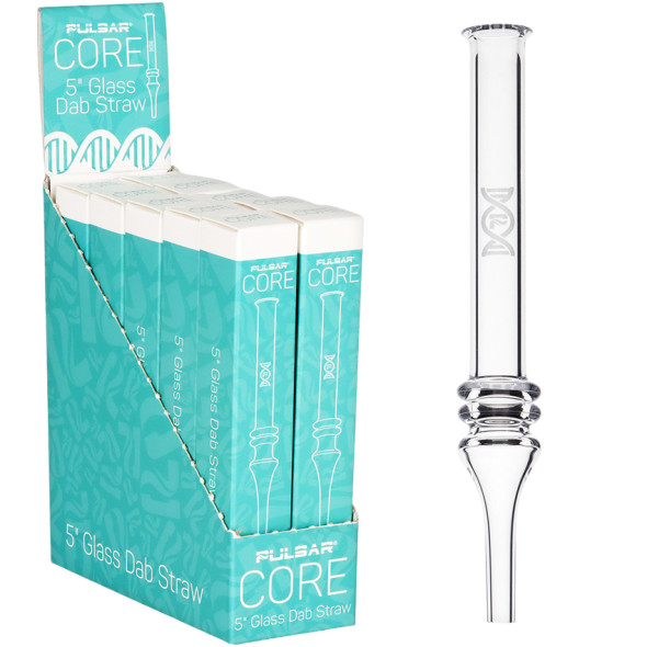 Pulsar CORE Quartz Dab Straw - 5"/10ct Display