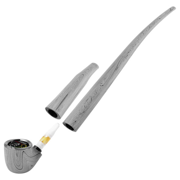 Pulsar 510 DL Wizard Pipe Variable Voltage Cartridge Vape - 650mAh/Driftwood