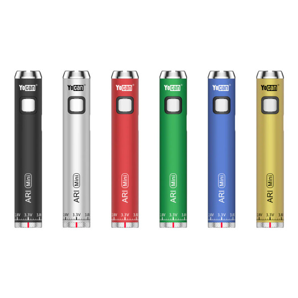 Yocan Ari 2.0 Mini Battery - 400mAh / Assorted Colors/15CT DISPLAY