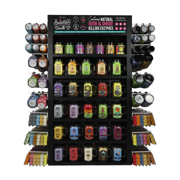 Beamer Candle Co. Handcrafted Display - Full Assortment / 6-Tier / 384 Units