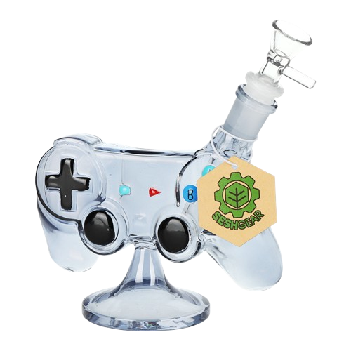 SeshGear Game Controller Glass Water Pipe - 6" / 14mm F