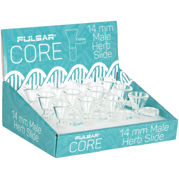 Pulsar CORE Glass Herb Slide - 14mm M/12CT Display