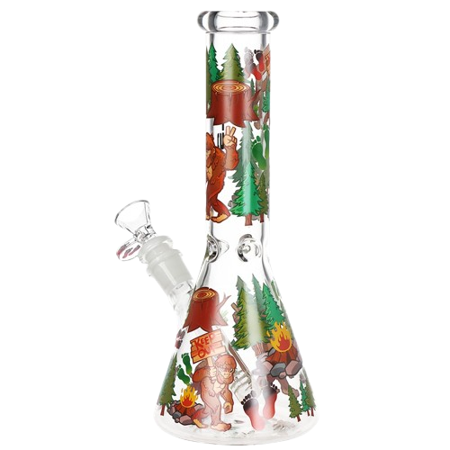 Pulsar Grumpy Bigfoot Beaker Glass Water Pipe - 10" / 14mm F