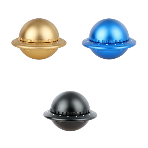 UFO Aluminum Grinder - 3pc / 1.8" / Colors Vary
