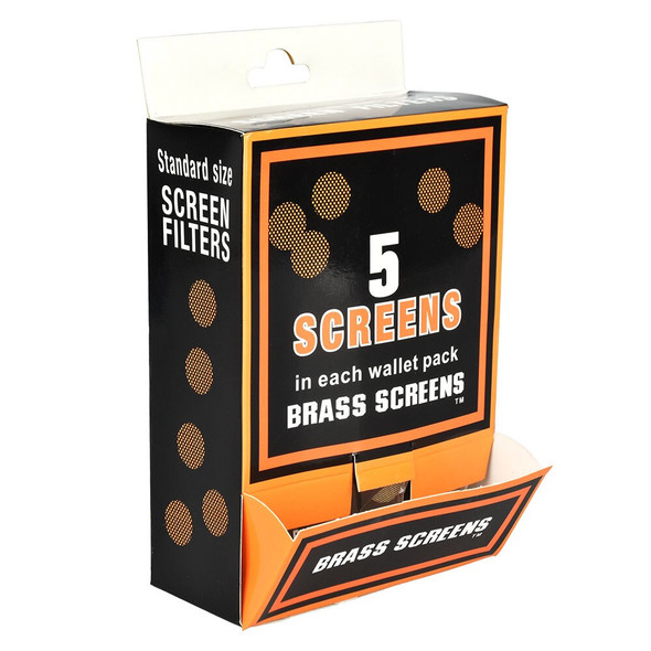 Gold/Brass Pipe Screen Filters - 5ct / 3/4"/100PC DISPLAY