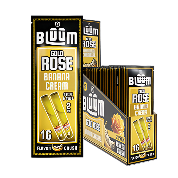 Bluum Wild Flower Rolls - 2pc / Gold Rose & Banana Cream/10PK DISPLAY