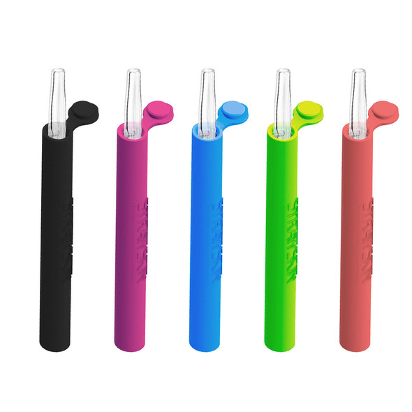 StrawSkin - Vapor Straw & Silicone Container Display of 25 - Assorted Colours