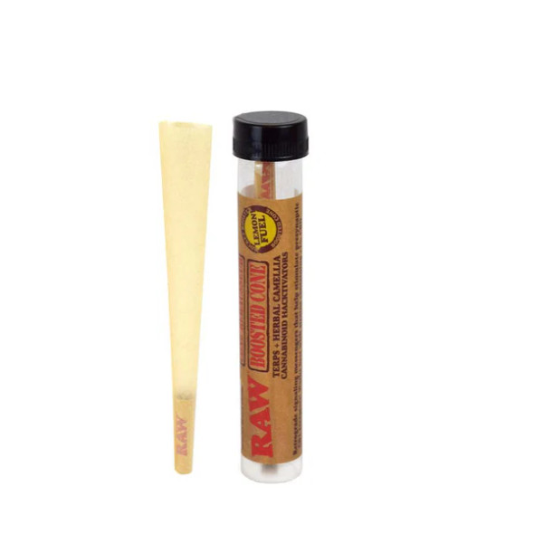 RAW Rocket Booster Terpenes Cones Lemon Fuel - Display of 12