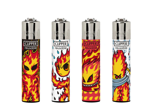 Clipper Lighter - Burningman/48pc Display
