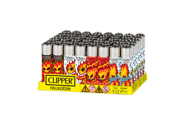 Clipper Lighter - Burningman/48pc Display