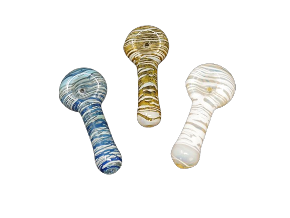 Concentric Spiraled Hand Pipes - 3.5"/3ct Bundle
