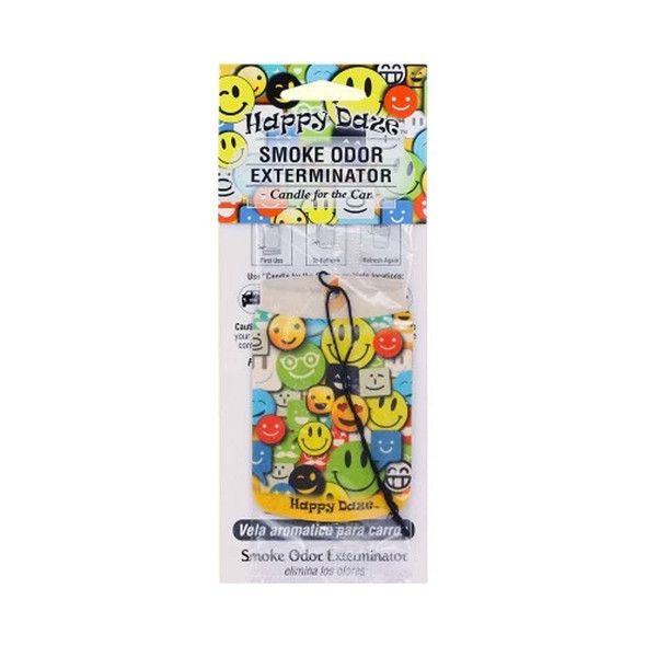 Smoke Odor Exterminator Car Air Freshener - Happy Daze