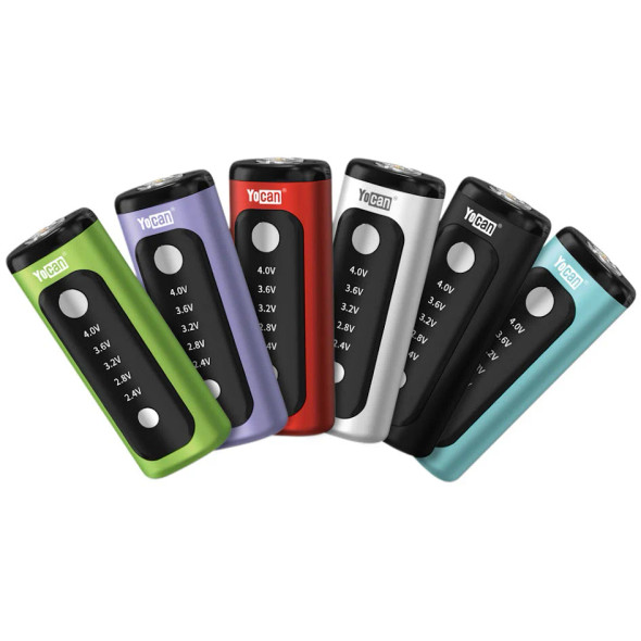 Yocan Kodo Plus Variable Voltage 510 Vaporizer - 900mAh /  Colors, Display of 12