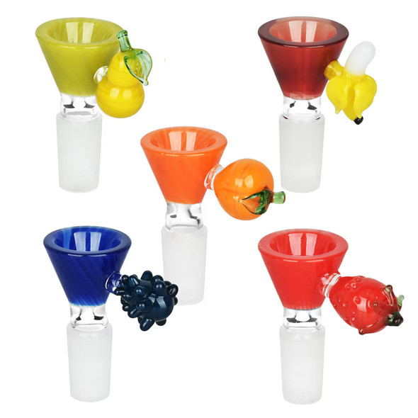 Assorted Fruity Fruit Herb Slide - 14mm M 5ct Set