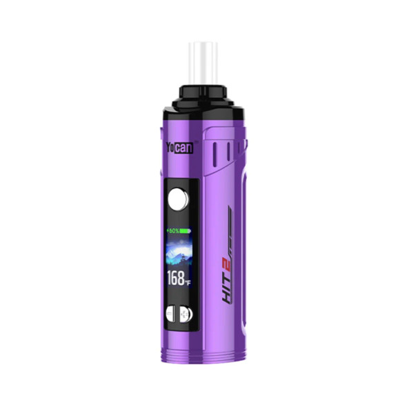 Yocan Hit 2 Dry Herb Vaporizer - 1800mAh Purple
