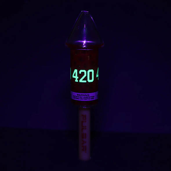 Pulsar Bottle Rocket Glass Joint & Cone Holder - 6.5"