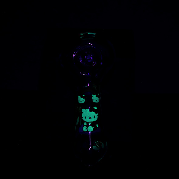 Cute Kitty Glass Spoon Pipe  - 4.5" / Designs Vary/3ct Bundle