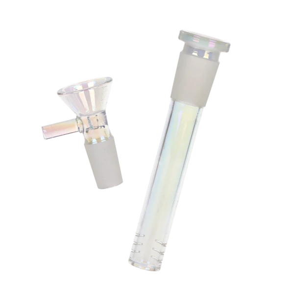 SeshGear Twist Straight Tube Glass Water Pipe - 10.25" / 14mm F / Medium