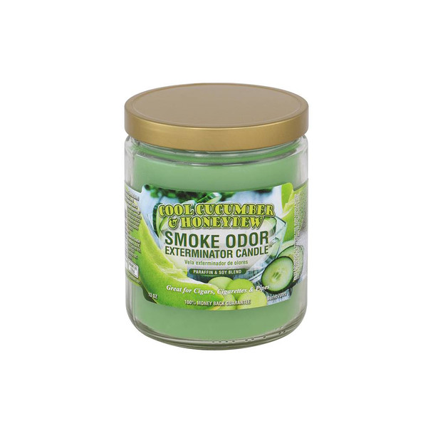 Smoke Odor 13oz. Candle - Cool Cucumber & Honeydew