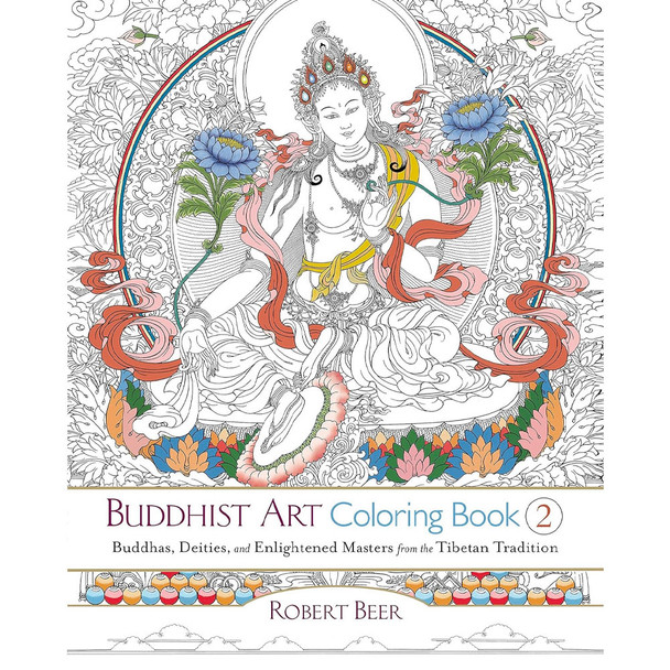 Buddhist Art Colouring Book 2
