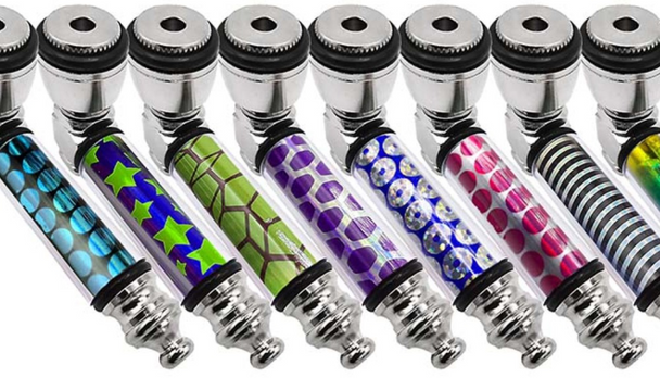 DV Dub Wrap Metal Pipe with Cap - Colors/Styles Vary