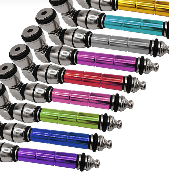 Anodized Stem Pipe with No Cap - Colors Vary